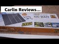 Carlin Reviews Harbor Freight 100 Watt Solar Kit