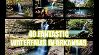 See 40 FANTASTIC Arkansas Waterfalls in 5 minutes! #waterfallsinarkansas