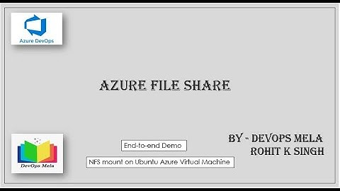 Azure File Share {End-to-end demo} - NFS Mount on Ubuntu Azure VM #azuredevops #azure