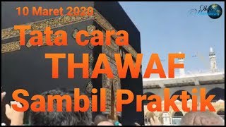 Cara thowaf langsung praktik di Ka'bah #thowaf