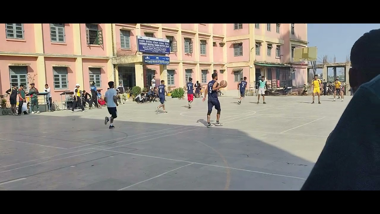 Basketball match at GOVT ITI Solan