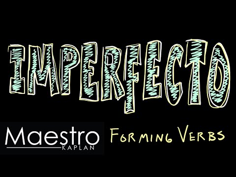 How to form verbs in the IMPERFECT in Spanish (el imperfecto)