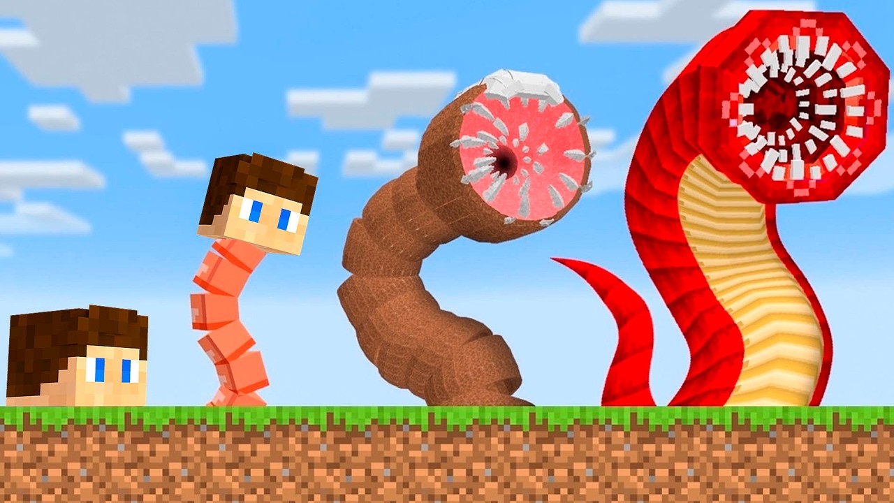 Jeg Lever Et Helt Liv Som En ORM I Minecraft