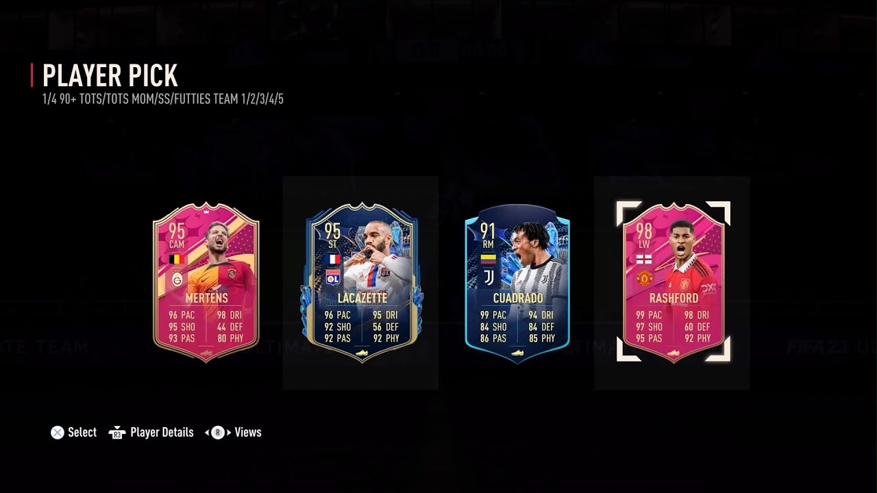 I PACKED 98 FUTTIES RASHFORD FIFA 23