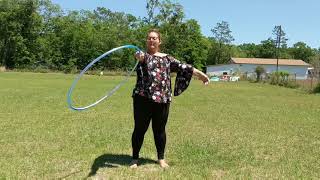 Beginner Hula Hoop Trick: Folding K-Roll
