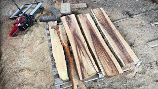 Les Trucs de Jérôme - Fabriquer ses propres planches à la tronconneuse