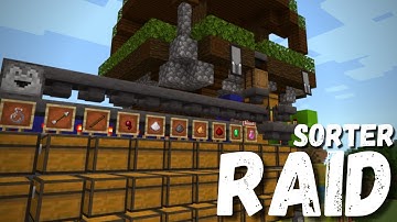 Ultimate Raid Farm Sorter V2 | Minecraft Bedrock 1.18/19+