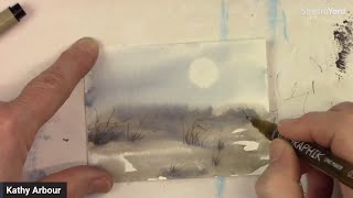 Unlock Creative Painting Possibilities with These 10 Watercolor Landscapes Experiments!