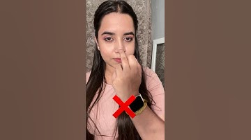 Right Way To Highlight Your Nose✅| Easy Way To Highlight #highlighter #viral #makeup #makeupartist