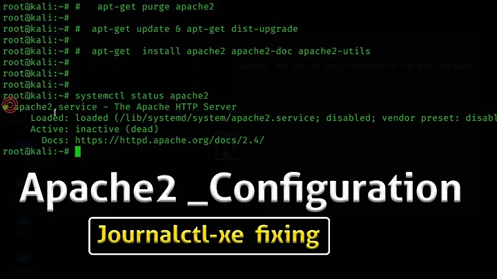 (Journalctl-Xe) Apache2 Error fixing in Hindi