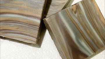 Cold Process Soap Making and Cutting: Cedarwood, Lemon and Pink Grapefruit, Wood Grain Soap