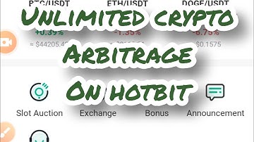 MAKE AT LEAST $100/DAY WITH CARDLESS AND UNLIMITED CRYPTO ARBITRAGE USING HOTBIT