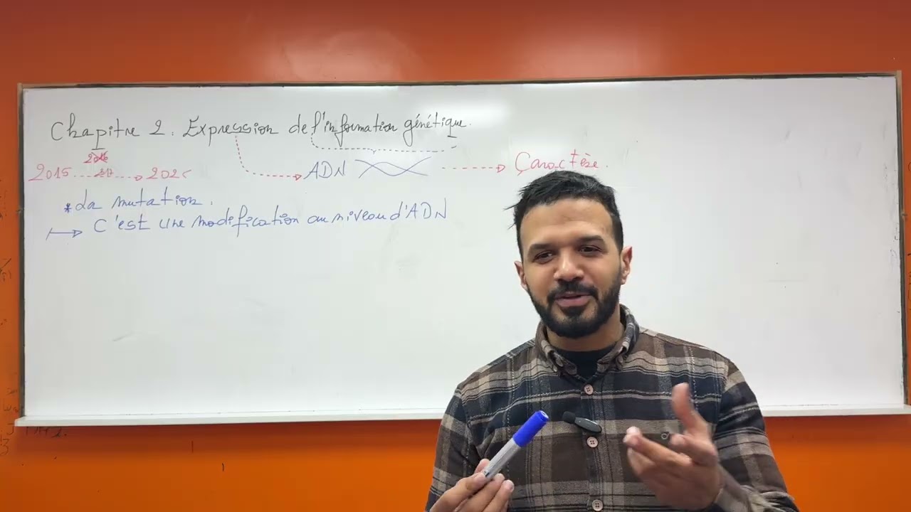 2 BAC PC/SVT Chapitre 2 Génétique Expression de l’Information génétique cours complet