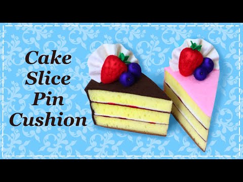 How to Sew a Cake Slice Pincushion || FREE PATTERN || Full Tutorial with Lisa Pay