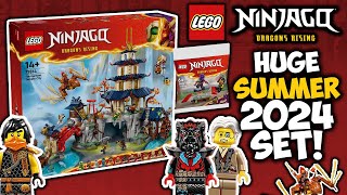 HUGE Ninjago $250 SUMMER 2024 Set REVEALED! Tournament Temple City, New Polybag, & More! 🤯