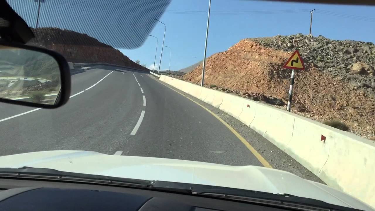 Road Climbing Up The Jebel Akhdar Oman Youtube