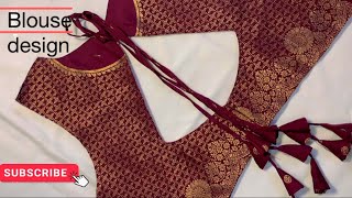 डबल डोरी वाला  डिज़ाइन | trending back neck design | blouse design | trendy blouse back design |