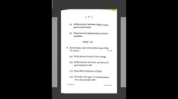 Bsc 1st Sem paper-2 BOTANY Question paper 2021 [NOU]