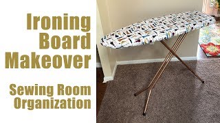 IRONING BOARD A MAKEOVER! | How I jazzed up my vintage ironing board a lift