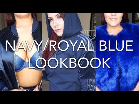 Navy & Royal Blue Lookbook