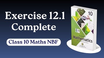 Class 10 Maths Chapter 12 Exercise 12.1 New Book NBF - Ex 12.1 class 10 FBISE - Basic Statistics
