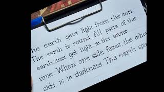 Handwriting practice | Improve your English handwriting | Good cursive handwriting