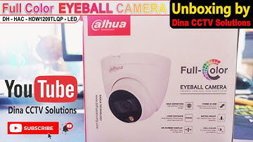 Dahua 2MP Color Camera | DH-HAC-HDW1209TLQP-LED | Unboxing & Review by  | Dina CCTV Solutions