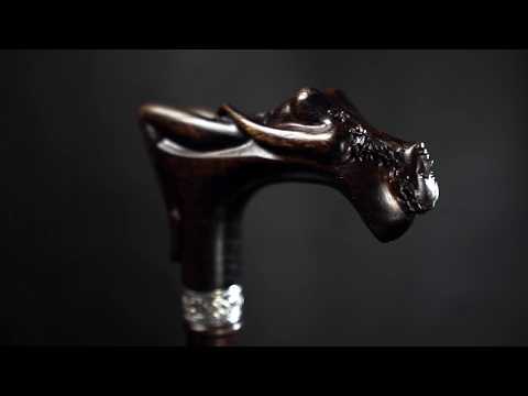Carved Nymph Cane