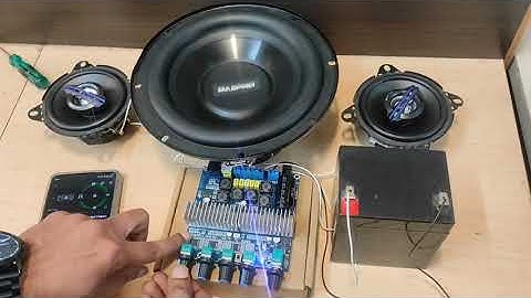 How To Make 100 Watt Bluetooth Speaker Using TPA3116D2 Amplifier Board