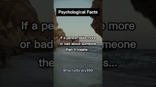 The Psychology Behind Talking Bad About Others What It Really Means #shorts #facts #psychologyfacts