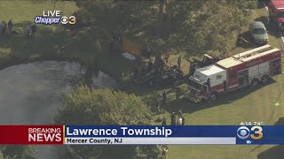 Car Plunges Into Lawrence Township Pond