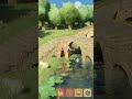 Magical floating bridge in the cozy game #tinyglade