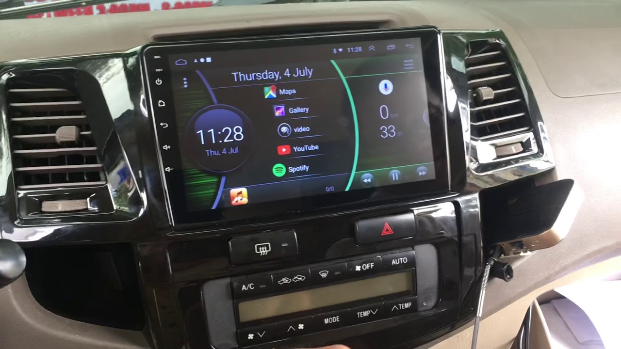 Toyota Fortuner 2012-2015 Tablet Size android head unit | infotainment