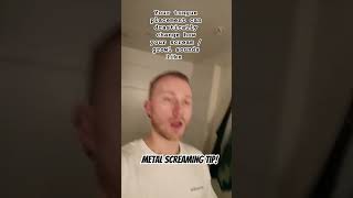 Metal Screaming Tip The Importance Of Tongue Placement