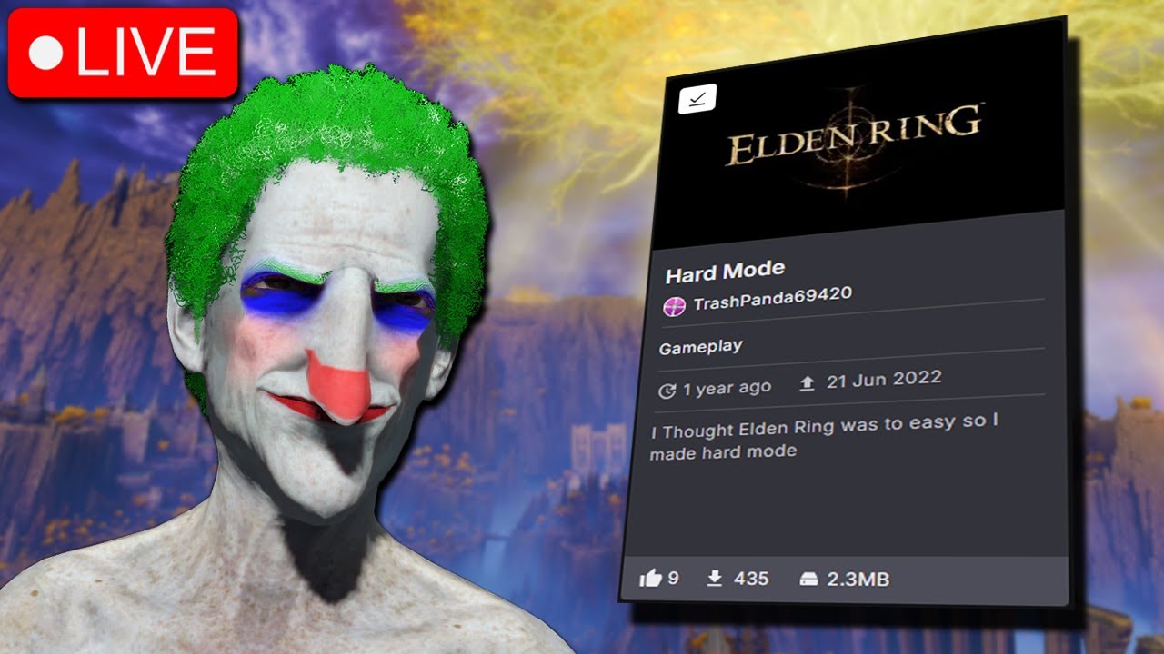 Elden Ring HARD MODE MOD RETURNS 3 YEARS LATER - YouTube