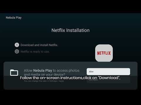 Nebula Mars 3 Projector - How to Use Netflix Guide Tutorial