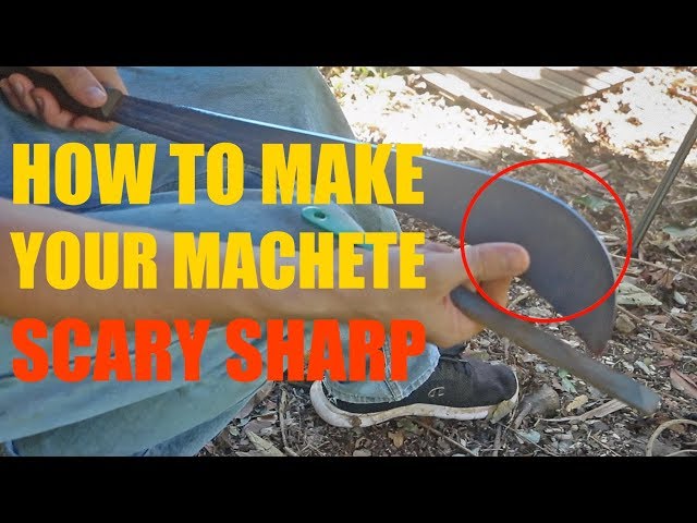 How To Sharpen a Machete Properly at Home - ViperSharp