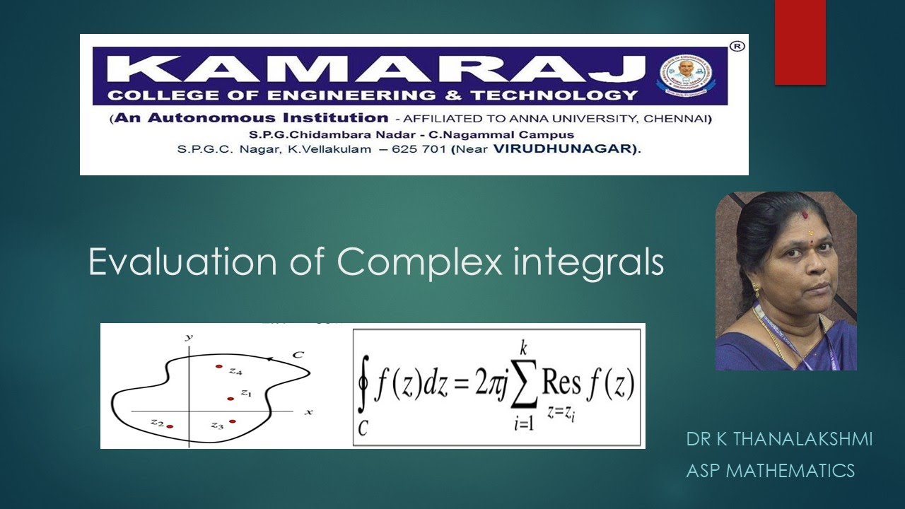 Evaluation of complex integrals - YouTube