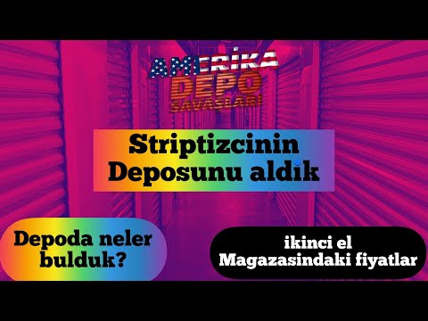 Striptizcinin deposunu aldık / Depoda neler bulduk? / ikinci el fiyatları