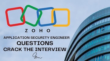 Zoho Application Security Engineer | Interview Process & Questions for Freshers | Gowtham M