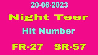 Shillong Night Teer/20/06/2023/night teer targets/night teer hit number
