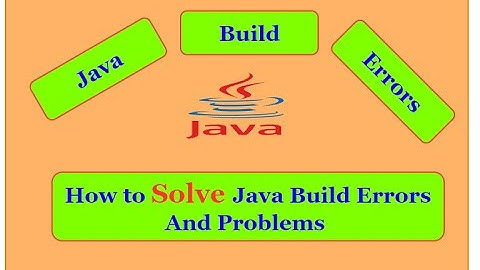Java Build Path errors