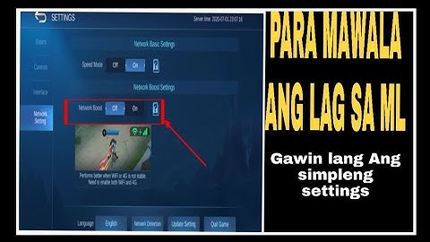 Activate network boost