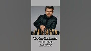 You Can #Checkmate Like @themagnuscarlsen In 9 Moves! #chess #chessgrandmaster #magnuscarlsen