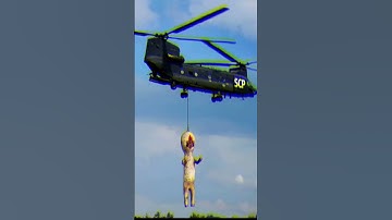 SCP-173 in Transit?! Chinook Helicopter Transporting "The Sculpture" #scp173
