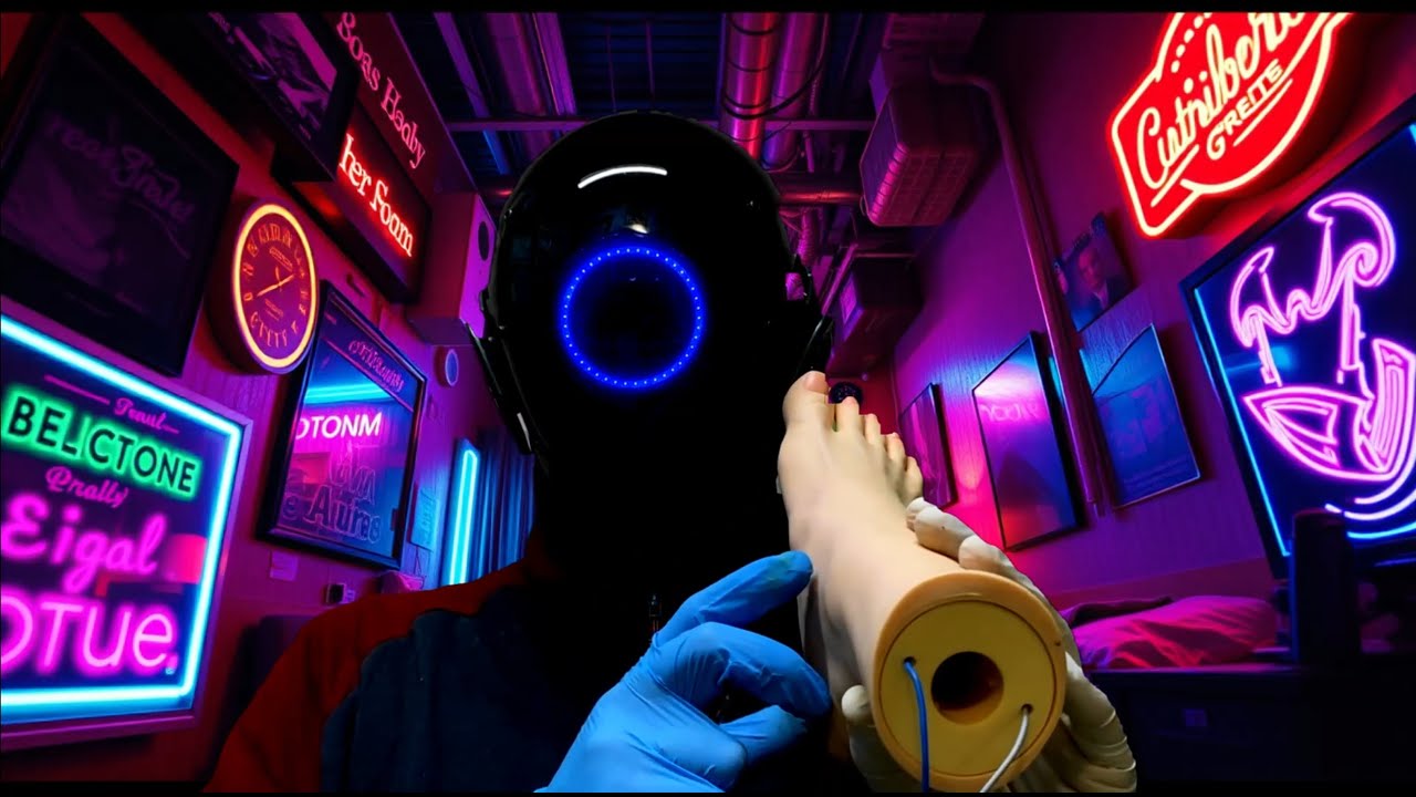 Cyberpunk ASMR | Feet Implants | Stranger Saves Your Life| Medical Roleplay