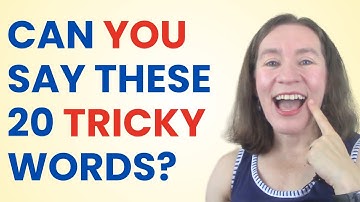 Test YOUR Pronunciation With 20 of the Most Difficult English Words!