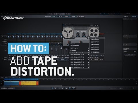 Superior Drummer 3: How to add tape distortion to your drum mix