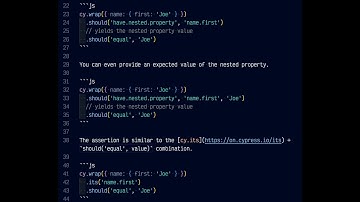 Chai Nested Property Assertion In Cypress