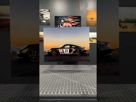 How I Make A Metal Porsche Print